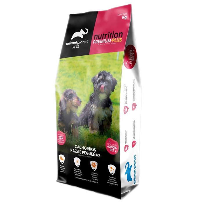 Alimentó para Perro Cachorro MXNUT-001-1 2Kg Croquetas Cachorro Raza Pequeña, Animal Planet Nutrition Cachorro Razas Pequeñas