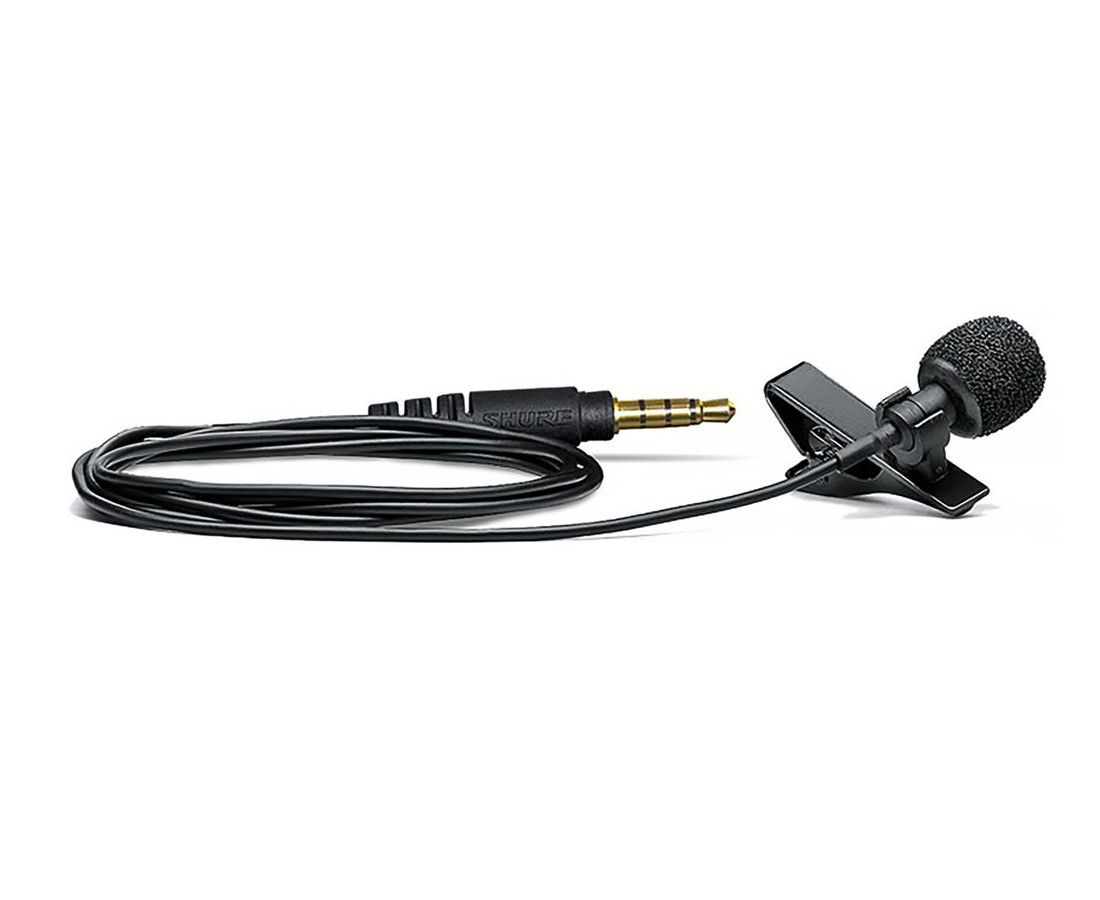 Micrófono Condensador SHURE Mvl-3.5mm De Solapa 