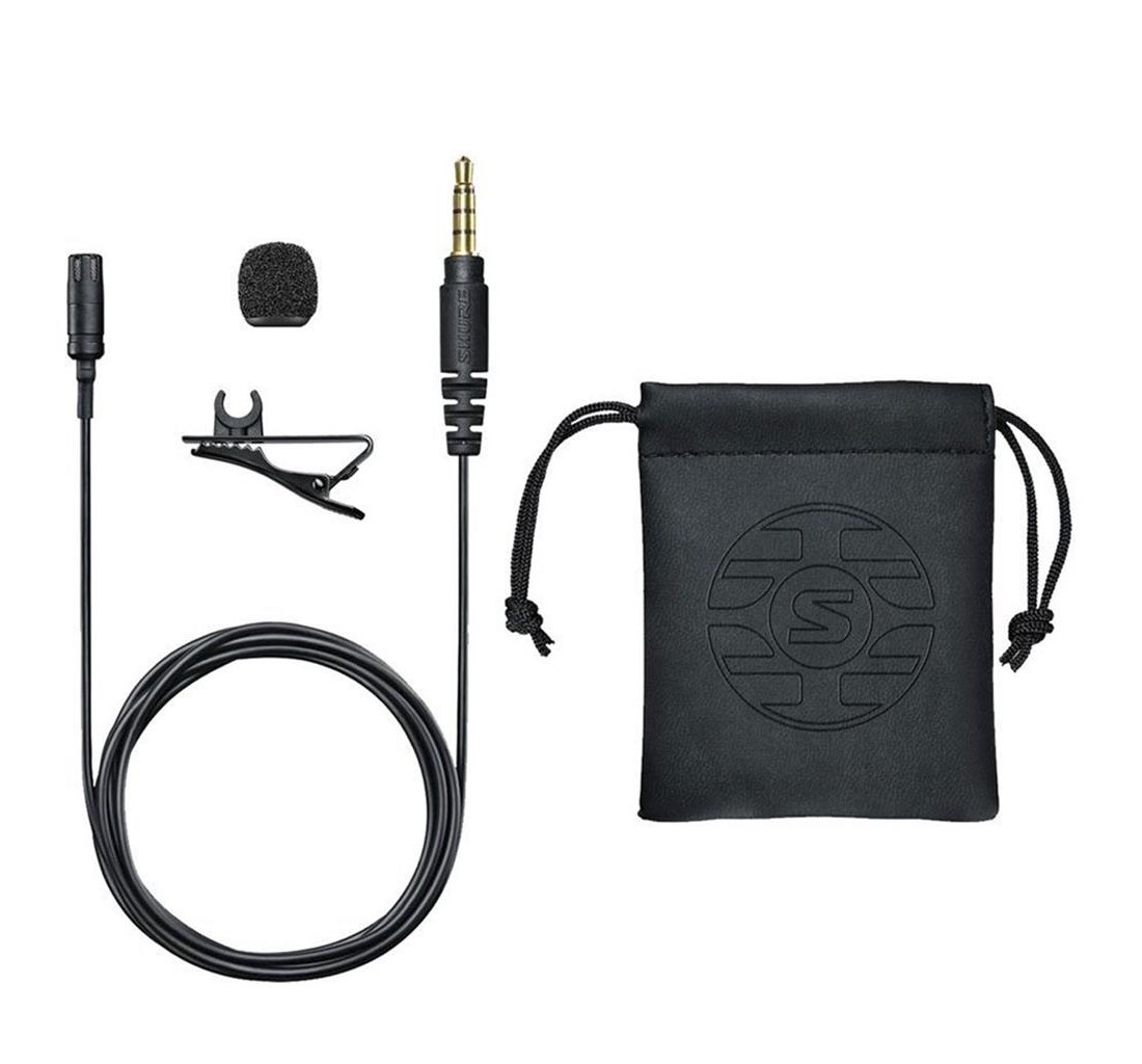 Micrófono Condensador SHURE Mvl-3.5mm De Solapa 