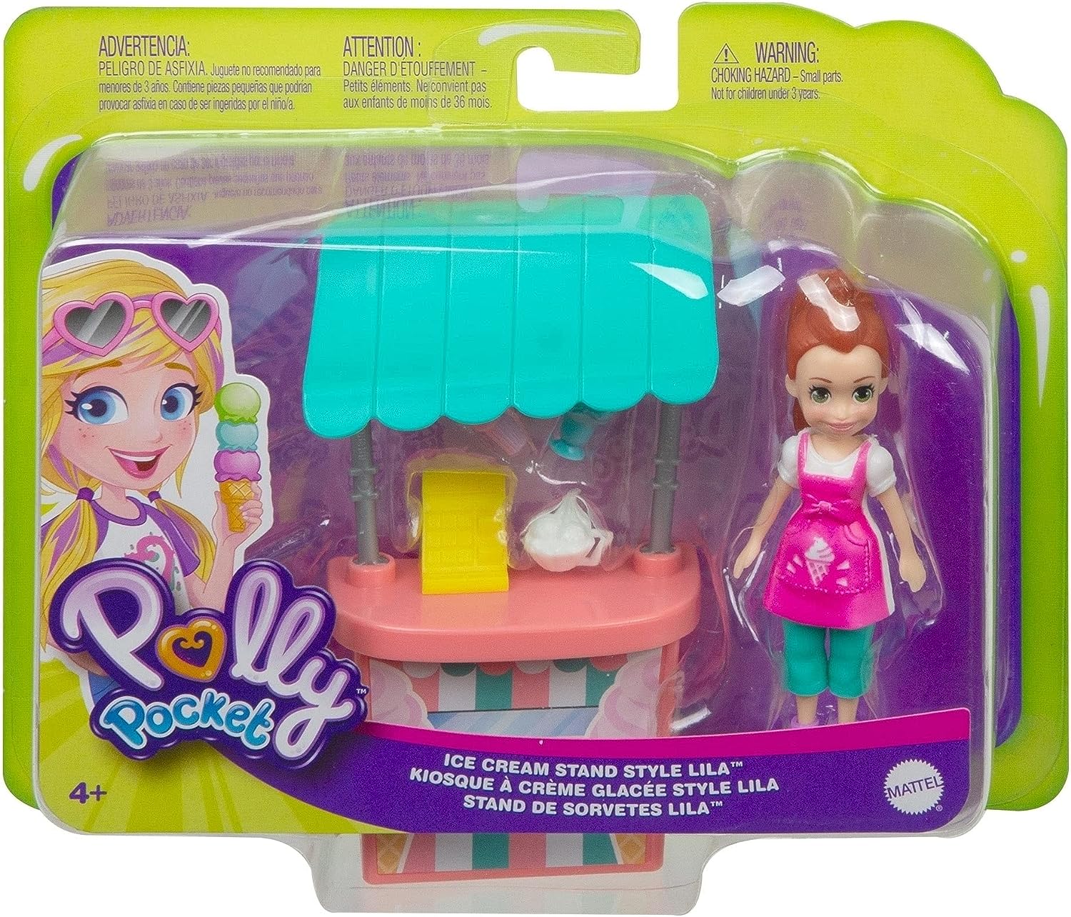 POLLY POCKET PUESTO DE HELADOS