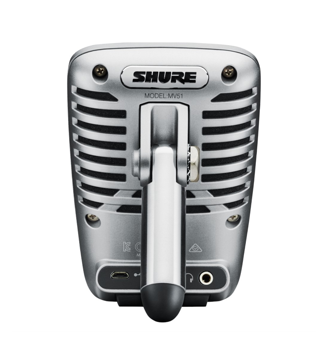 Micrófono Condensador SHURE Mv51-dig Usb P/grabación En Pc