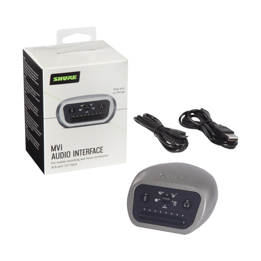 Interfaz De Audio Digital SHURE Mvi-dig Para Pc/dispositivo 
