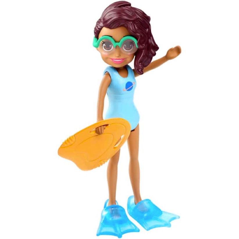 Polly Pocket Muñeca Paquete de Modas Shani Aletas de Nadar