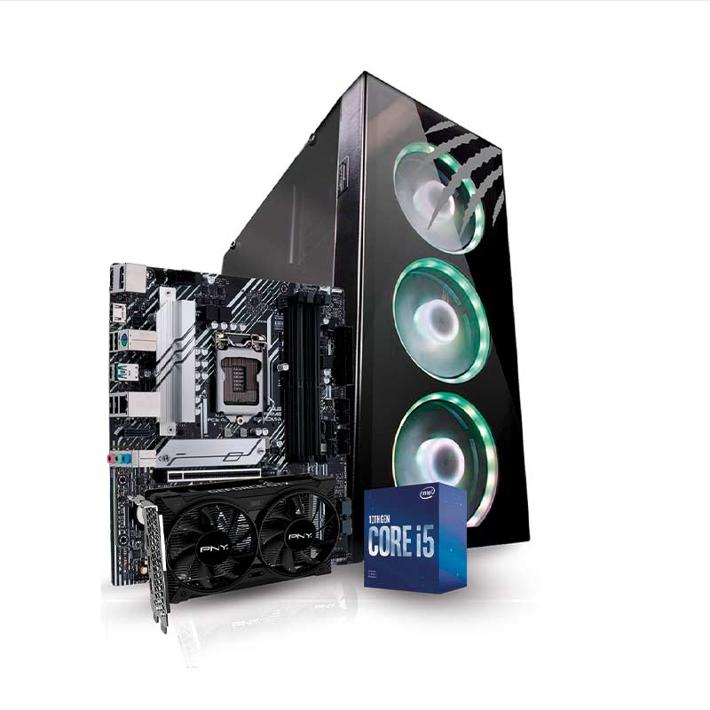 PC Grizzly Lax Geforce GTX 1650 Core I5 10400F 4.3GHZRAM 8GB WI-FI