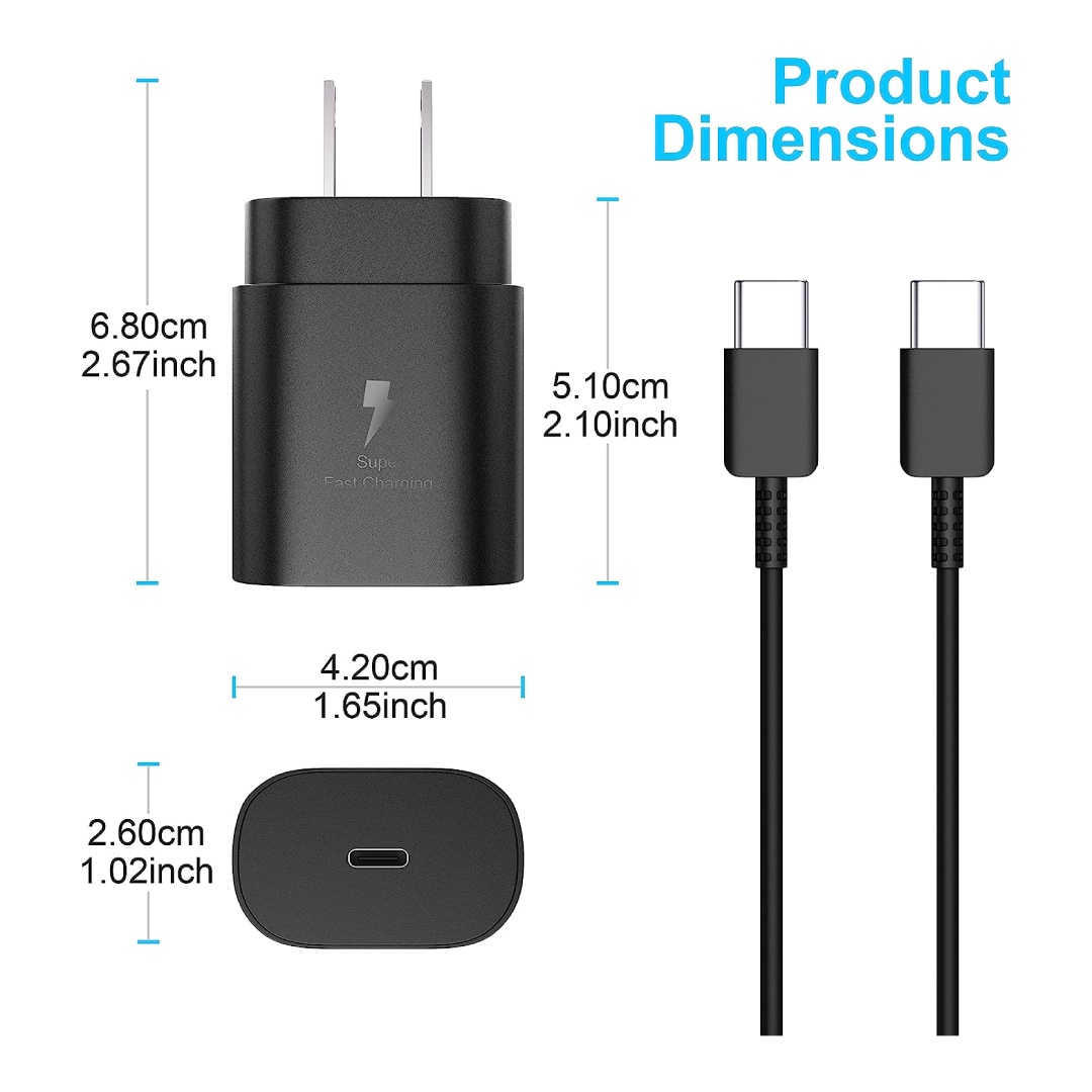 Cargador Samsung USB-C 25W (Reacondicionado Grado A)