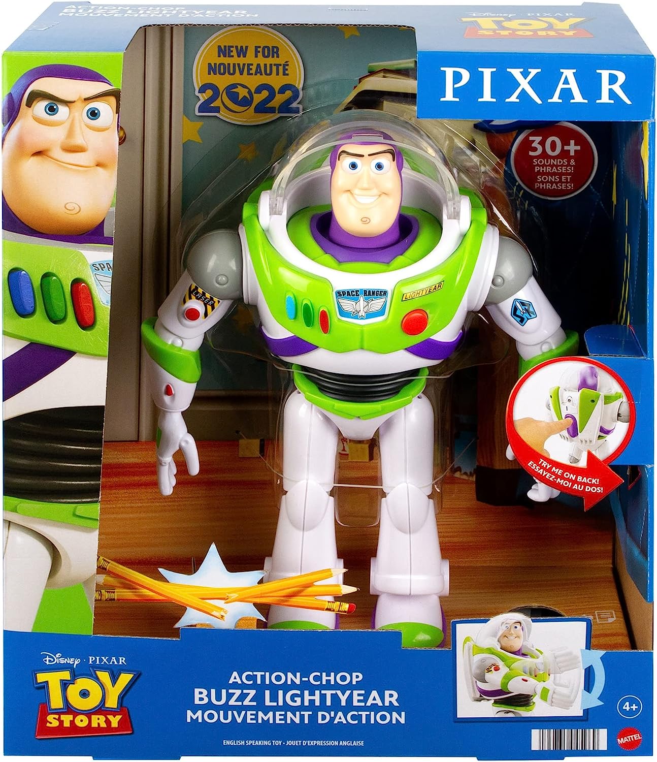 Disney Pixar Figura de Acción Buzz Karate Chop 12" 