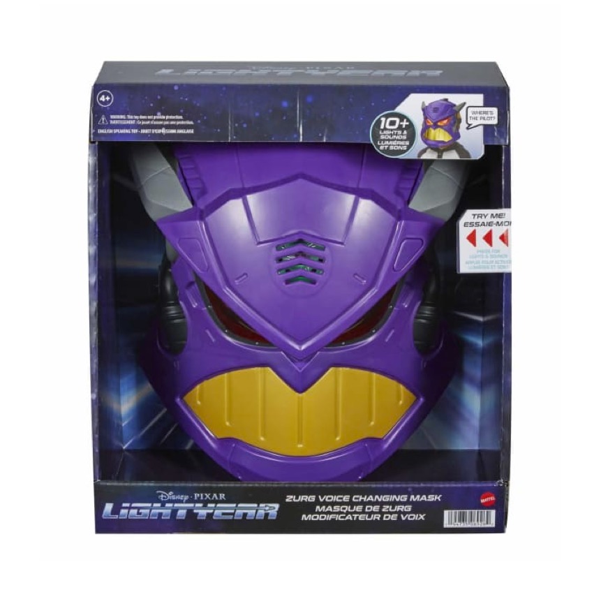 Disney Pixar Lightyear Zurg - Máscara cambiadora voz y luz