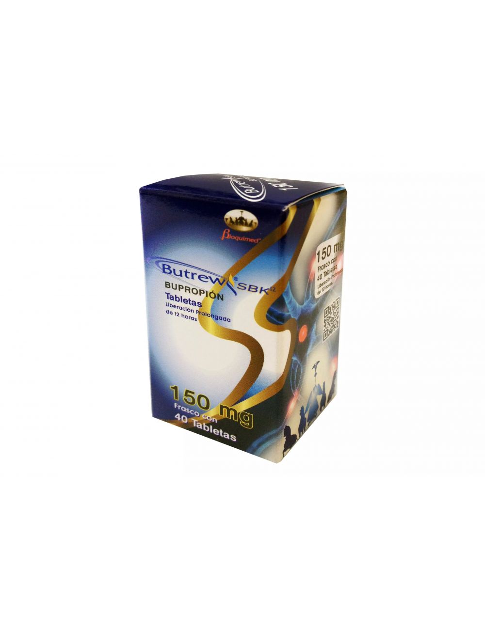 Butrew SBK 30 Tabletas Caja Bupropion 150.0 MG