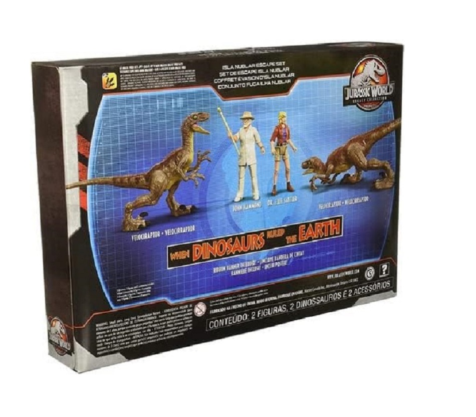 NEW MATTEL JURASSIC WORLD LEGACY COLLECTION ISLA NUBLAR ESCAPE 2 VELOCIRAPTORS e NEW MATTEL JURASSIC WORLD LEGACY COLLECTION ISLA NUBLAR ESCAPE 2 VELOCIRAPTORS e