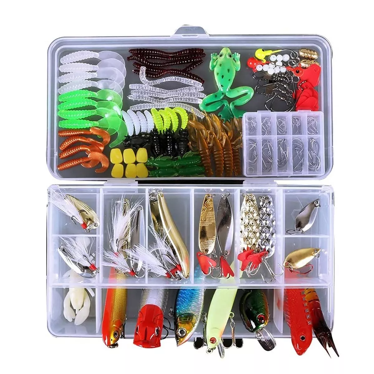 Kit 181 Pzs Señuelos Para Pesca De Río