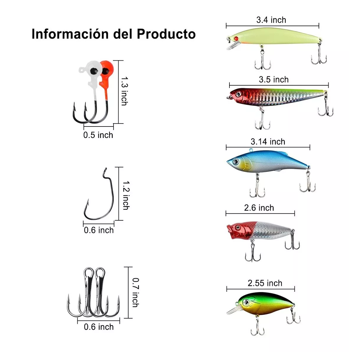Kit De Accesorios Para Pesca - Señuelos