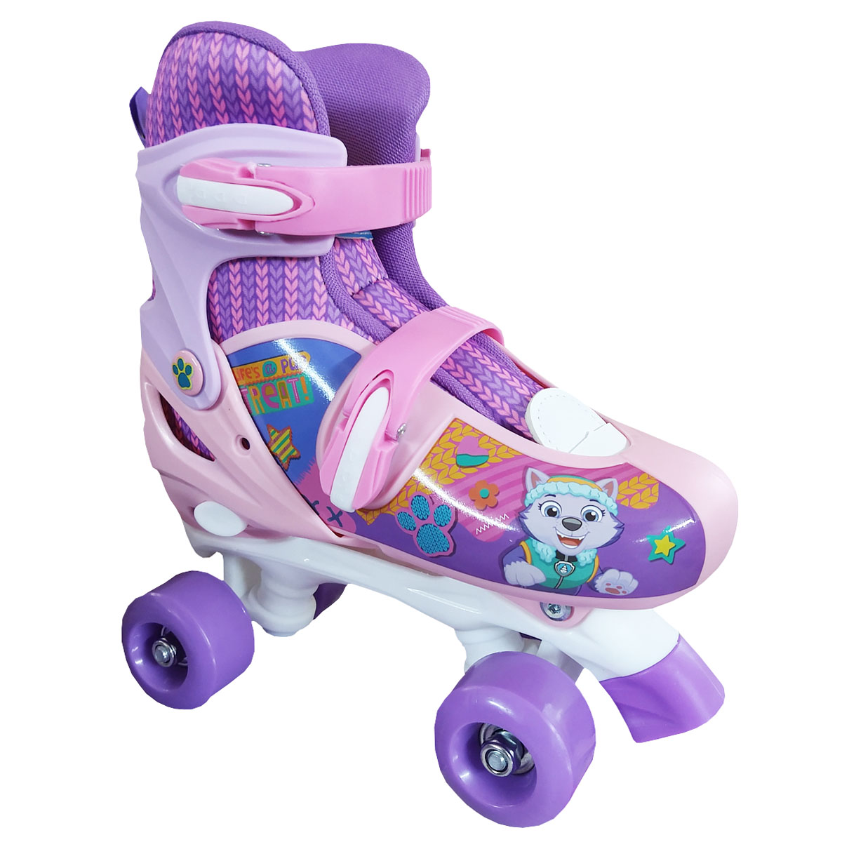 Patines para niños 4 Ruedas Paw Patrol 19 a 21 cm Morado Lila