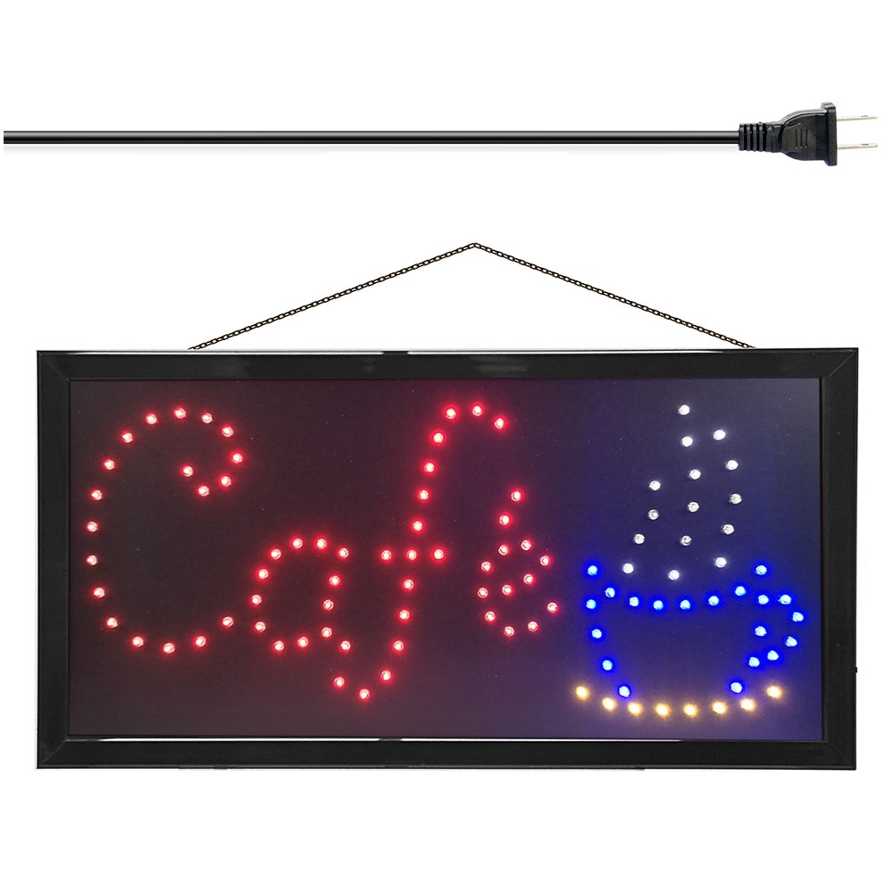 Letrero Led Luminoso Promocional para Negocio de Venta de Cafe Master ML-LET-CAFE
