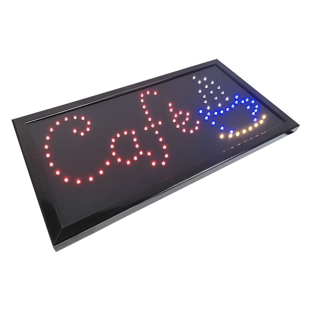 Letrero Led Luminoso Promocional para Negocio de Venta de Cafe Master ML-LET-CAFE