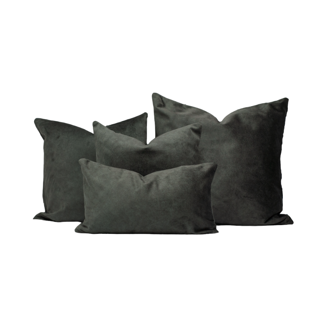 Cojín Polanco Ceniza con Relleno Premium 60x60