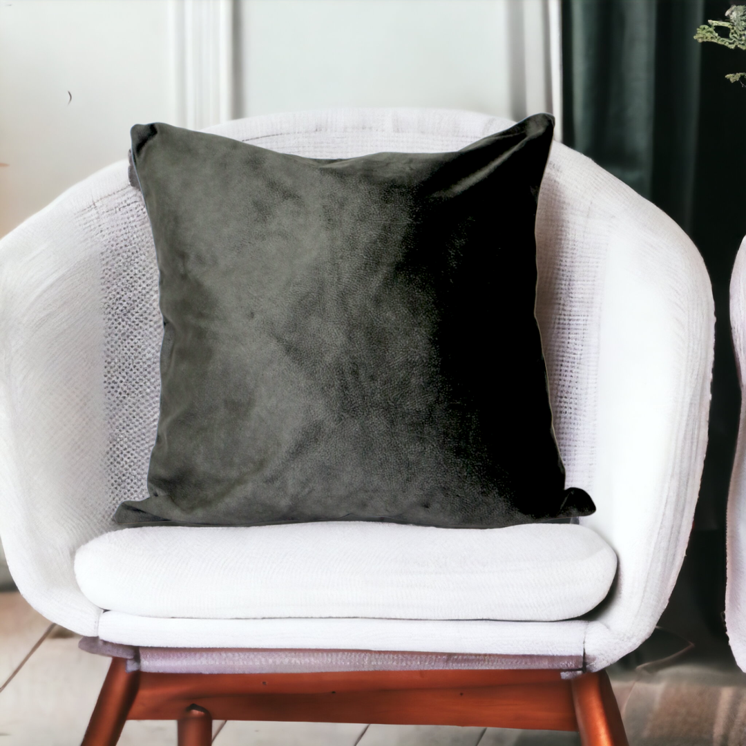 Cojín Polanco Ceniza con Relleno Premium 60x60