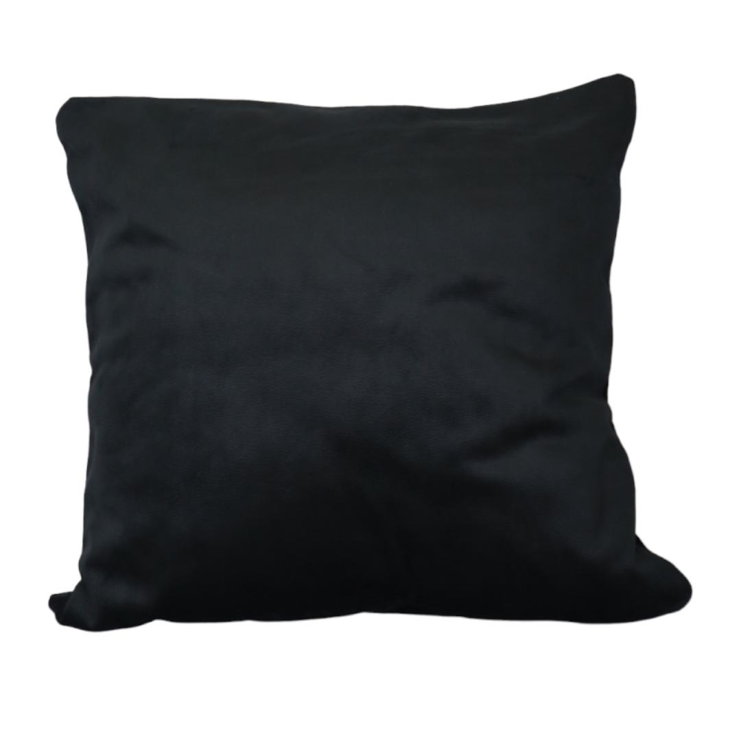 Cojín Polanco Negro con Relleno Premium 60x60