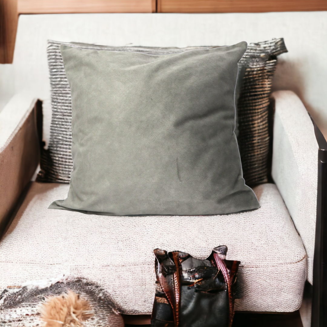 Cojín Polanco Zinc con Relleno Premium 60x60