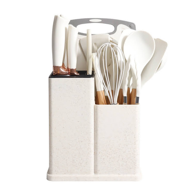 Utensilios de cocina con tabla 19 piezas