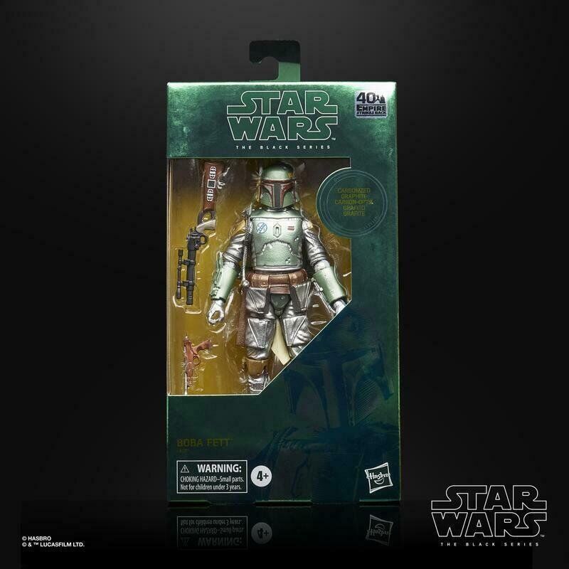 Boba Fett Carbonized Exclusivo Star Wars Black Series 6 HASBRO