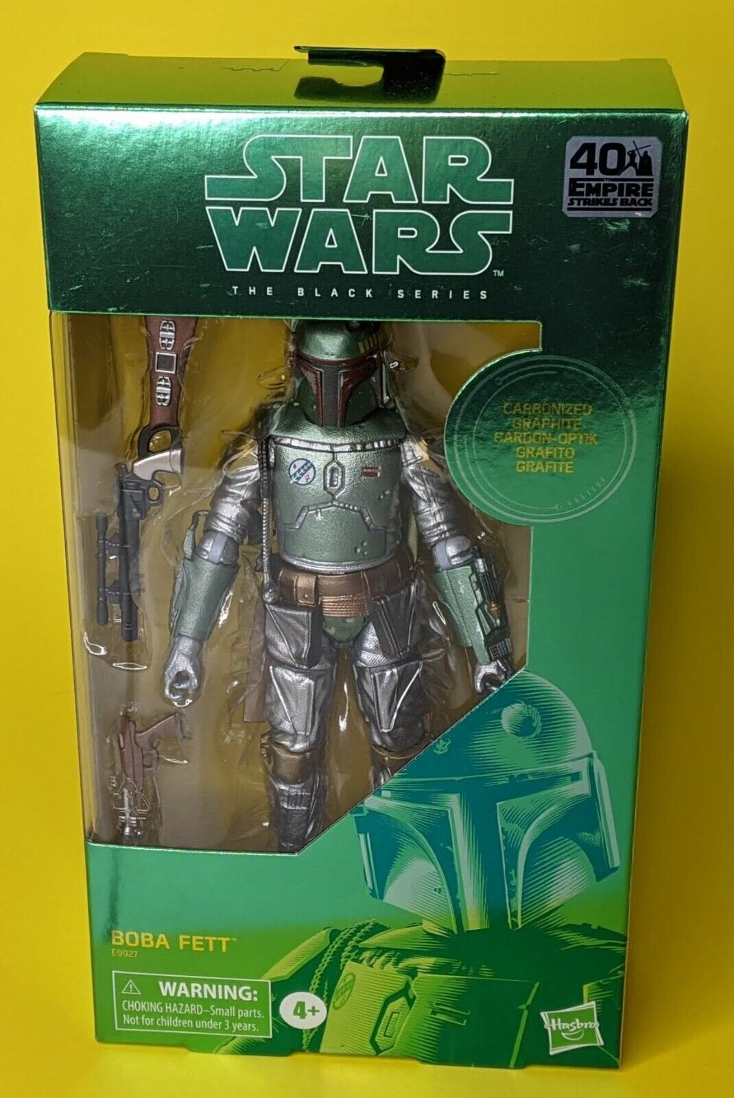 Boba Fett Carbonized Exclusivo Star Wars Black Series 6 HASBRO