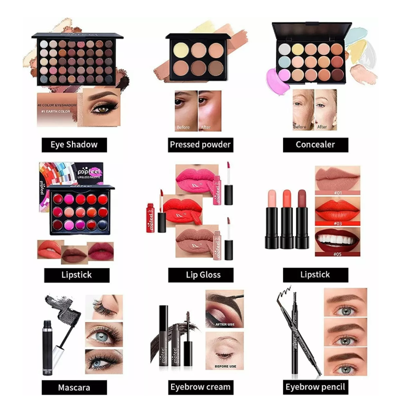 Kit De Maquillaje Todo En Uno Original De Alta Calidad