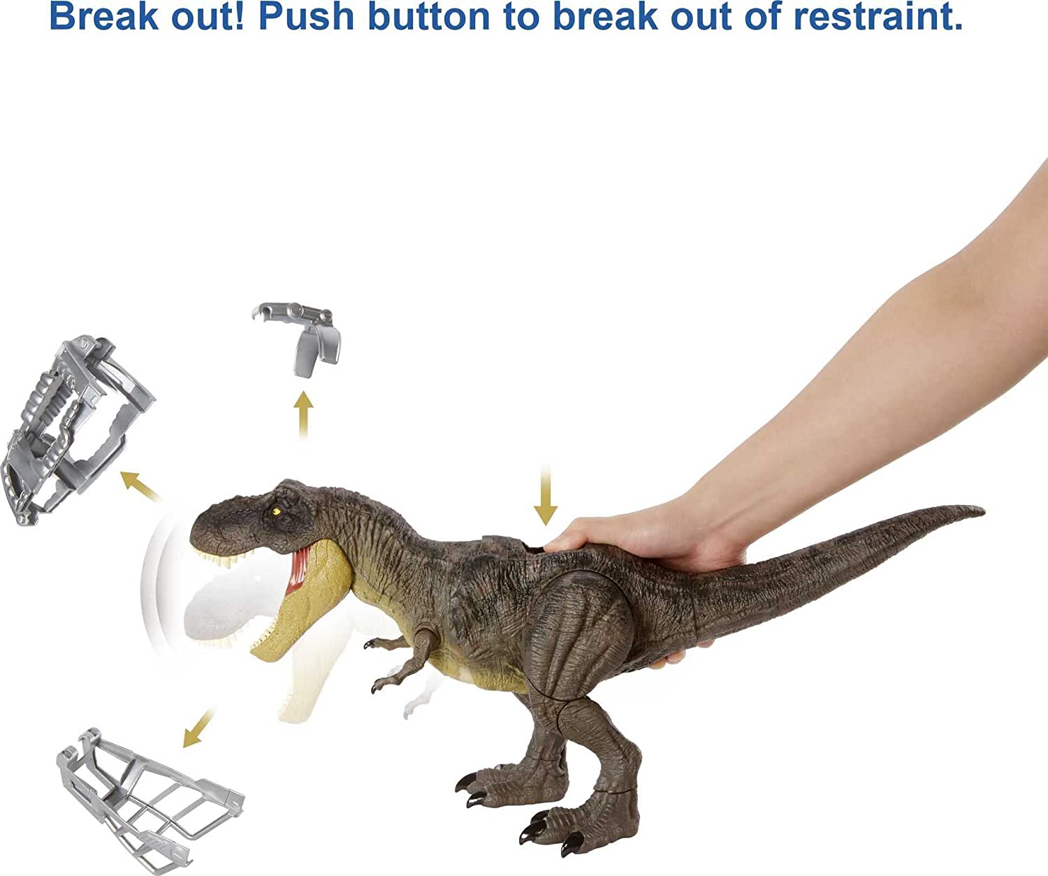 Tyrannosaurus Rex Jurassic Camp Cretaceous Dinosaur World Action with Stomping Motion 