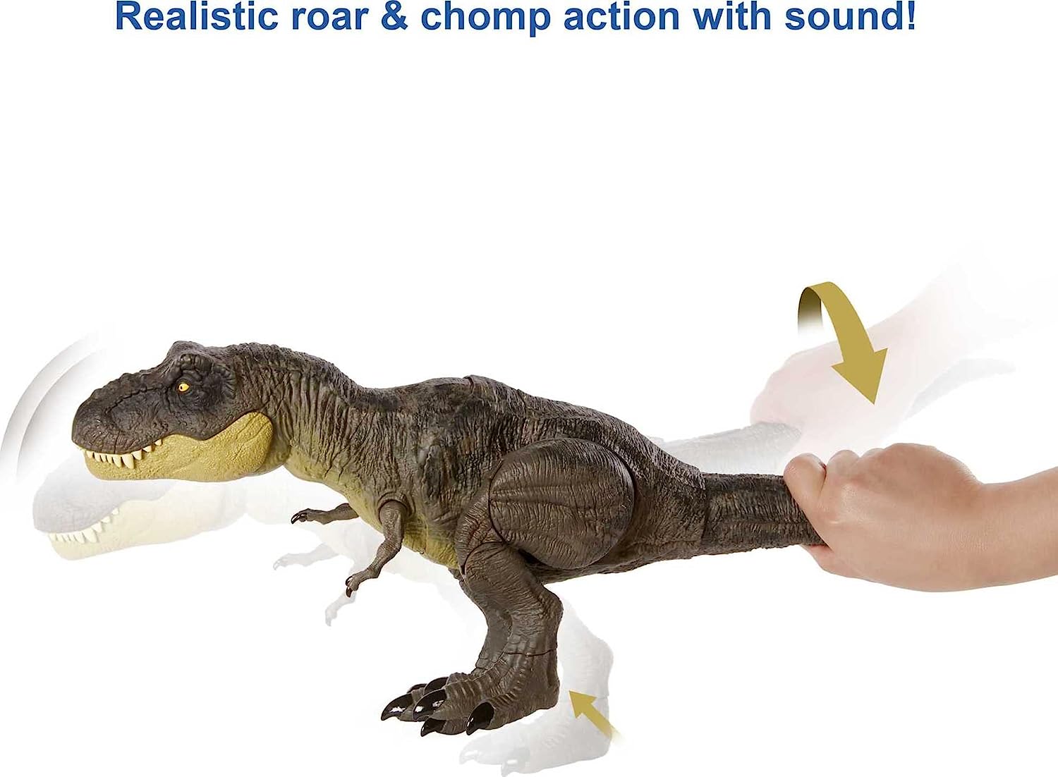 Tyrannosaurus Rex Jurassic Camp Cretaceous Dinosaur World Action with Stomping Motion 