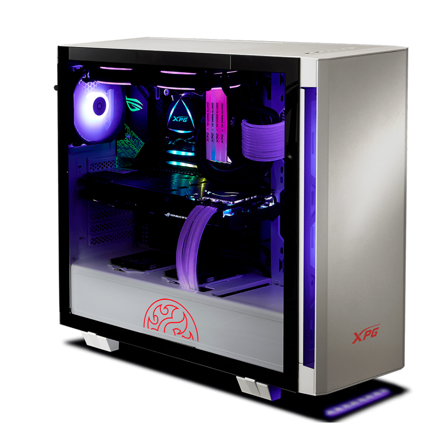 GABINETE GAMER XPG INVADER-WHCWW