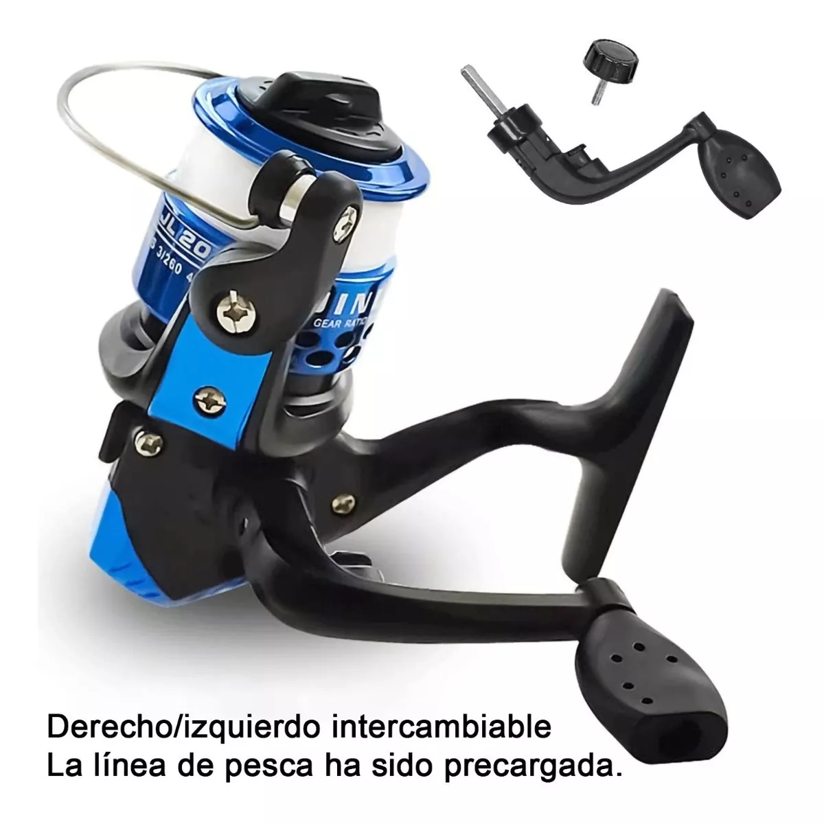 Juego De Caña De Pescar Telescópica Y Carrete 1.5 m