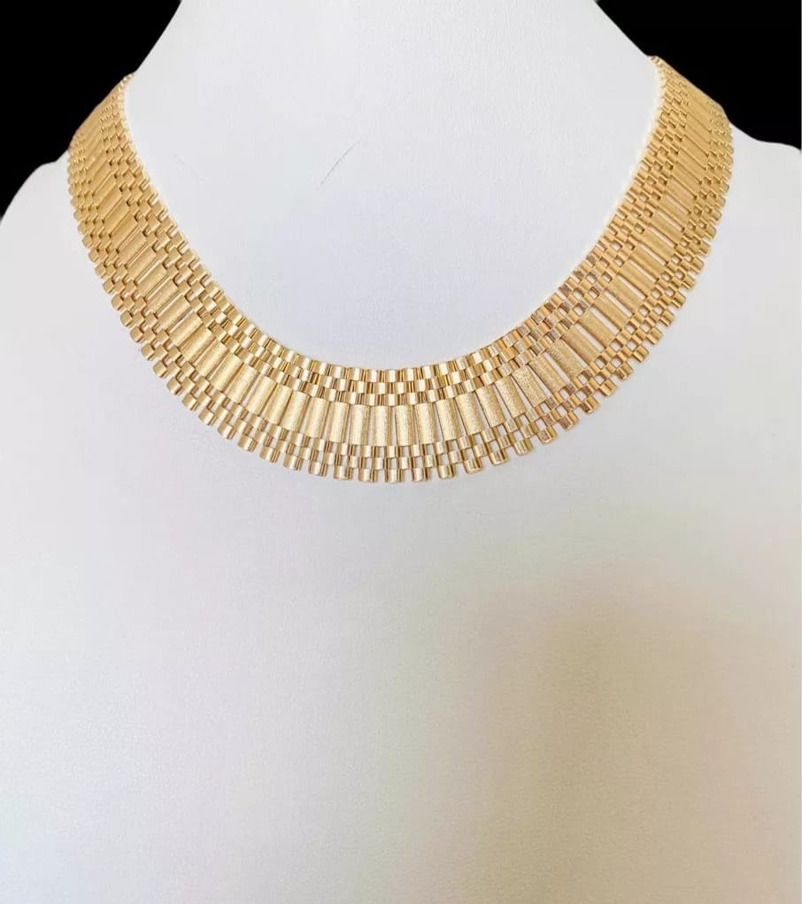 Hermosa Cadena Tipo Rolex En Oro De 14 Kilates + Obsequio