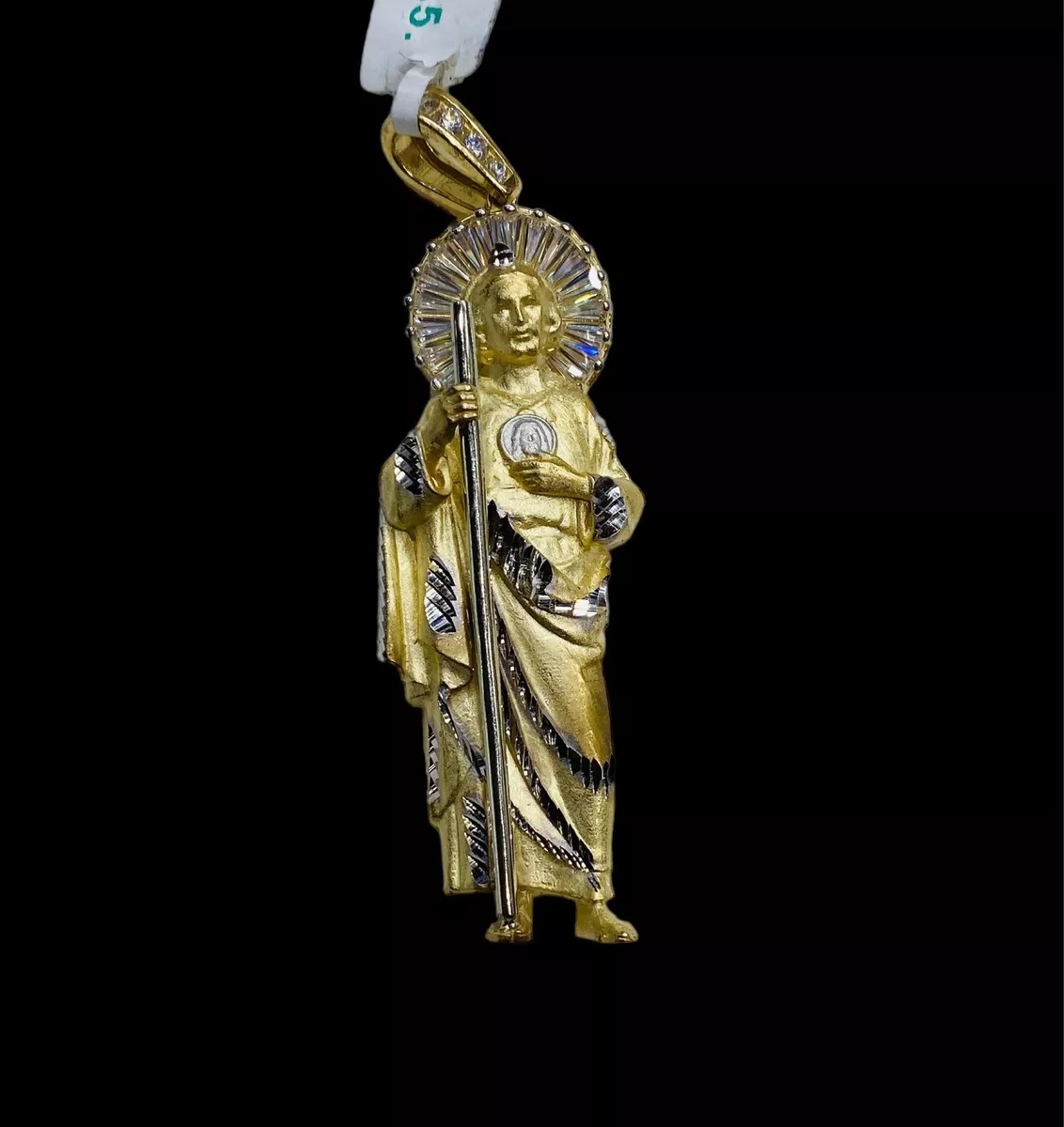 Dije De San Judas Tadeo En Oro De 10 Kilates + Obsequio