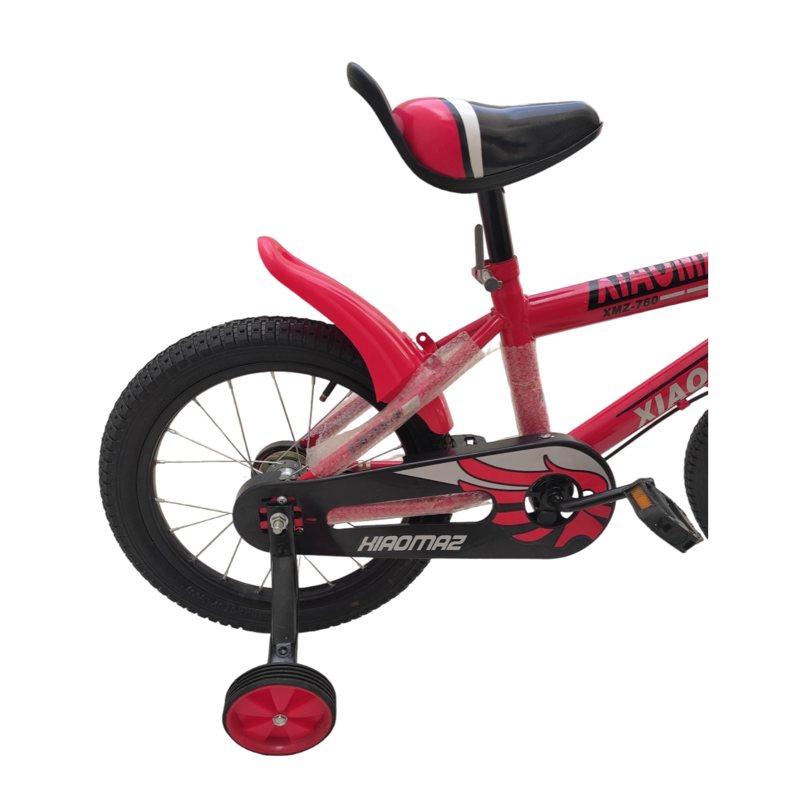 Bicicleta R16 1v Con Ruedas De Entrenamiento, Edad 4-6 Años para Niños Rojo  REGALOMEX YC011624-ROJO