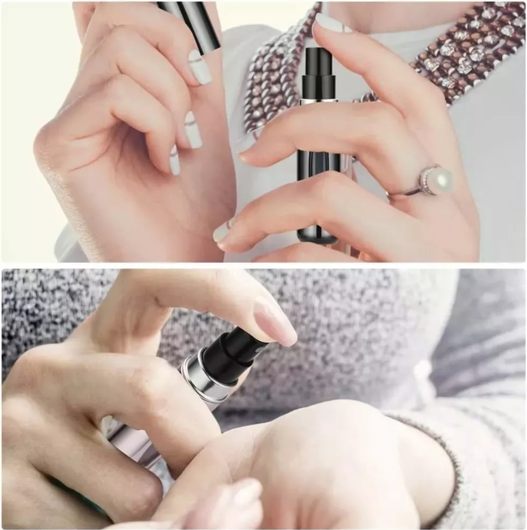 5pcs Mini Atomizador Para Perfume, Capsula Viaje 5ml