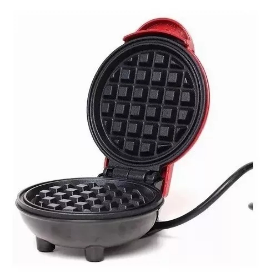 Máquina Pequeña Para Hacer Waffles Para Desayunos Redonda - ELE-GATE