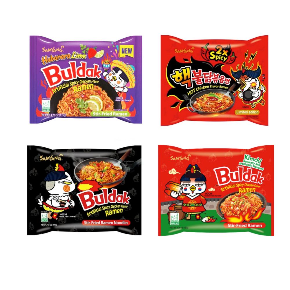 Ramen picante coreano samyang buldak 4 piezas super picante