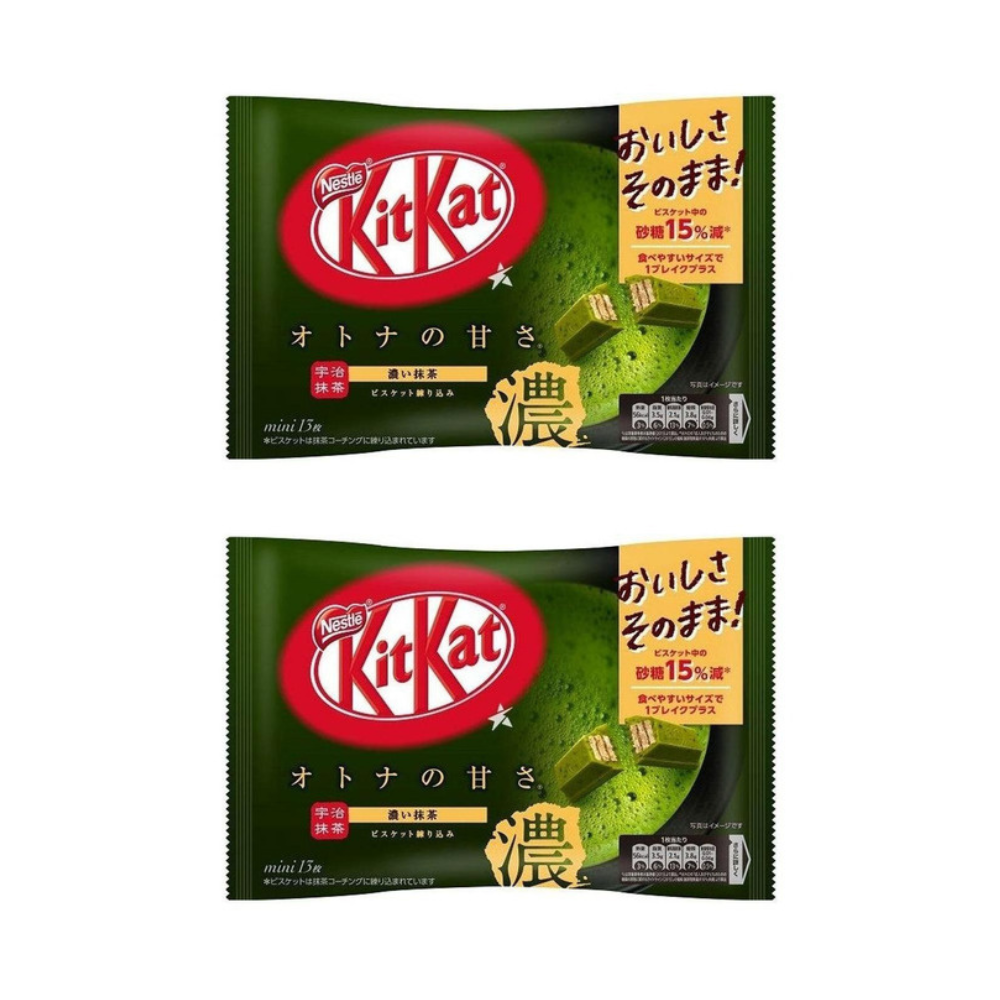 Kit Kat de matcha japonés 2 paquetes