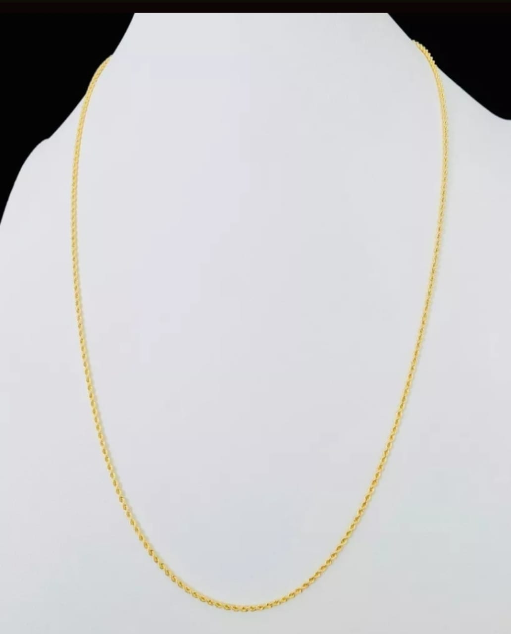 Cadena Estilo Torzal De 1 Mm Con 50cm Oro De 14 Kilates Favorito Precio anterior: 3800 pesos $ 3,800