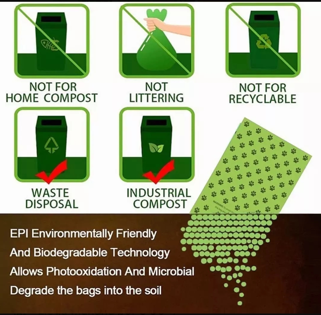 300 Bolsas Para Popo Perro Biodegradables Con Dispensador L