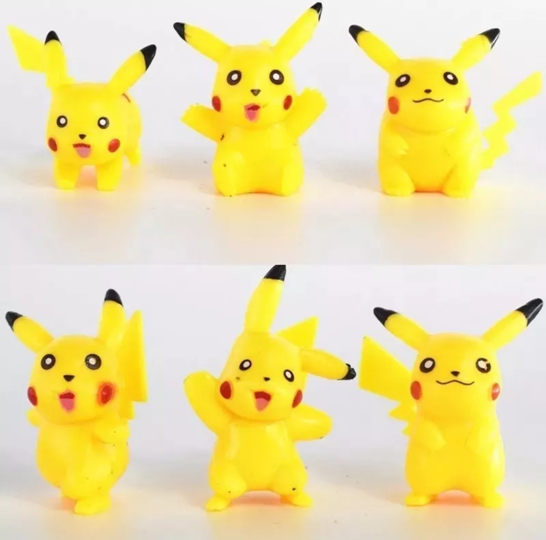 18 Figuras De Pokemon Coleccionables Pikachu De Regalo