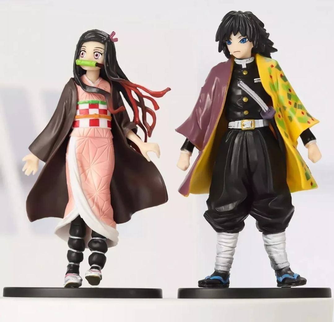 6 Piezas Anime Demon Slayer Colección Figuras De Juguete