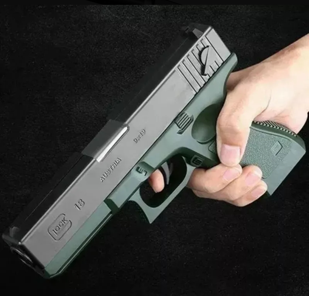 Pistola Glock De Juguete Con Silenciador Para Niños