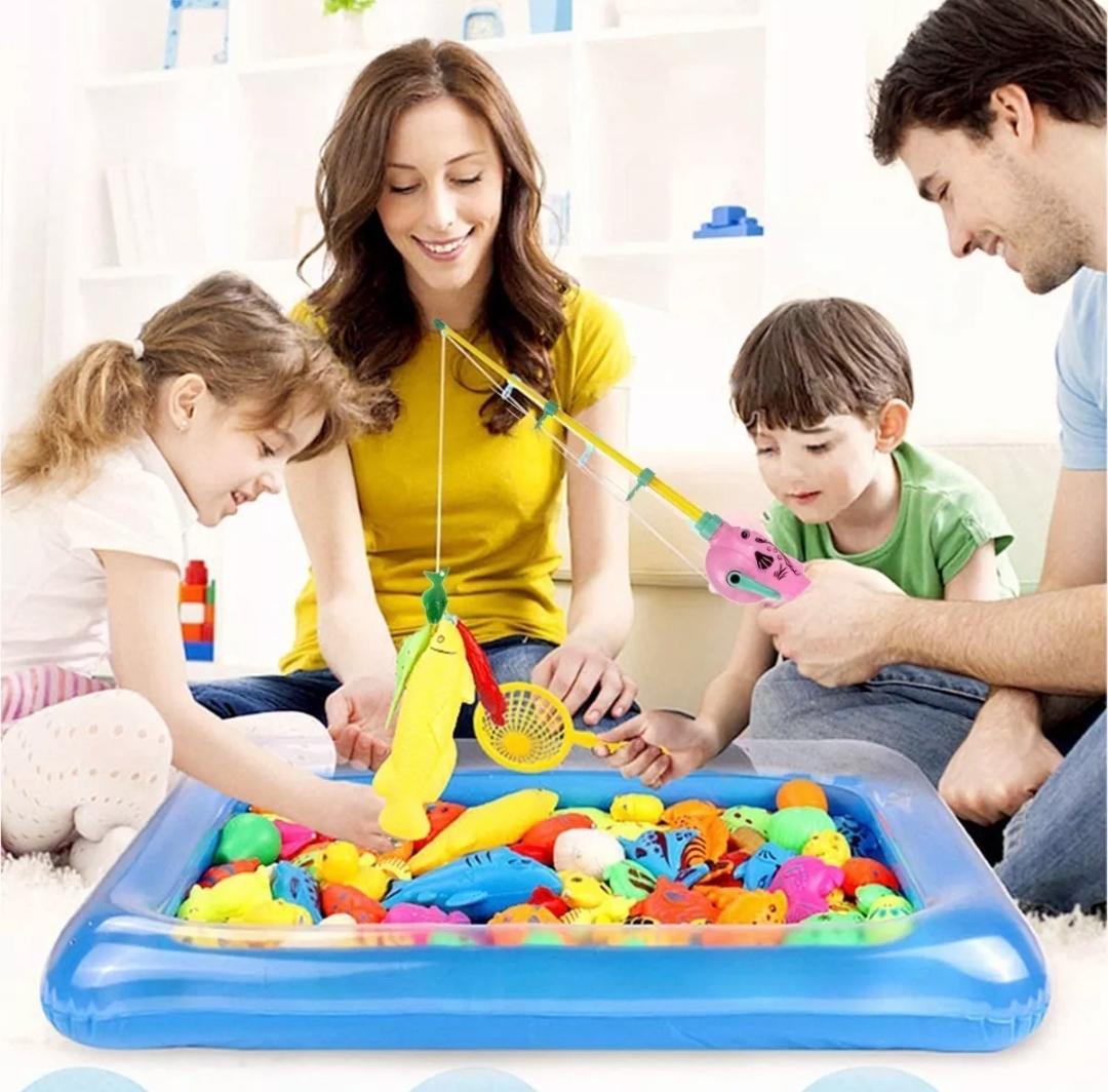 Juguete De Juego De Pesca Piscina Para Niños Pequeños 41pz