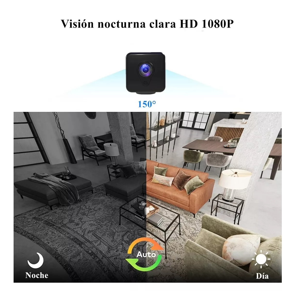 Mini Cámara Espía 1080p Wifi Con Batería Recargable 7 Horas