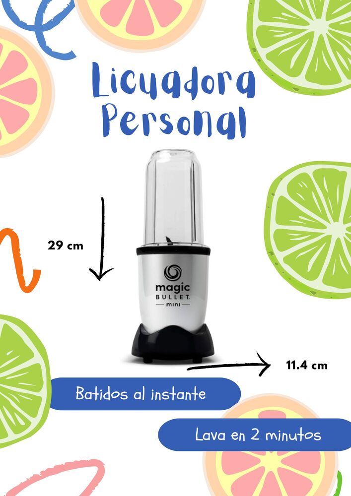 Licuadora  personal Nutribullet Magic Bullet ( Reacondicionado empaque genérico).
