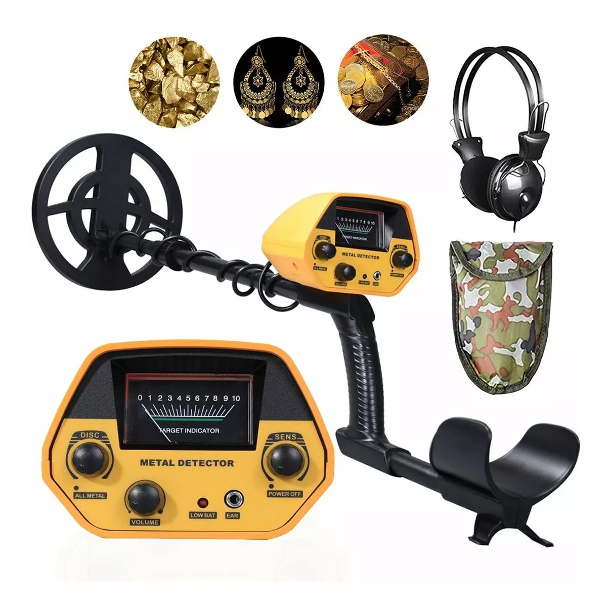 Detector Metales Subterraneos Alta Precisión Encuentra Oro