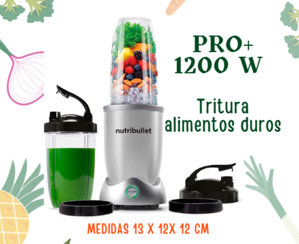 Licuadora Nutribullet Pro+1200W / N12-1001 ( Reacondicionado empaque genérico)
