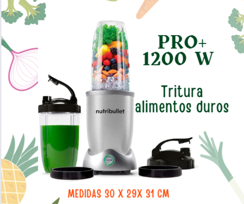 Nutribullet Licuadora RNB9-0401AK Pro 900W Negro Mate - Certificado  Reacondicionado