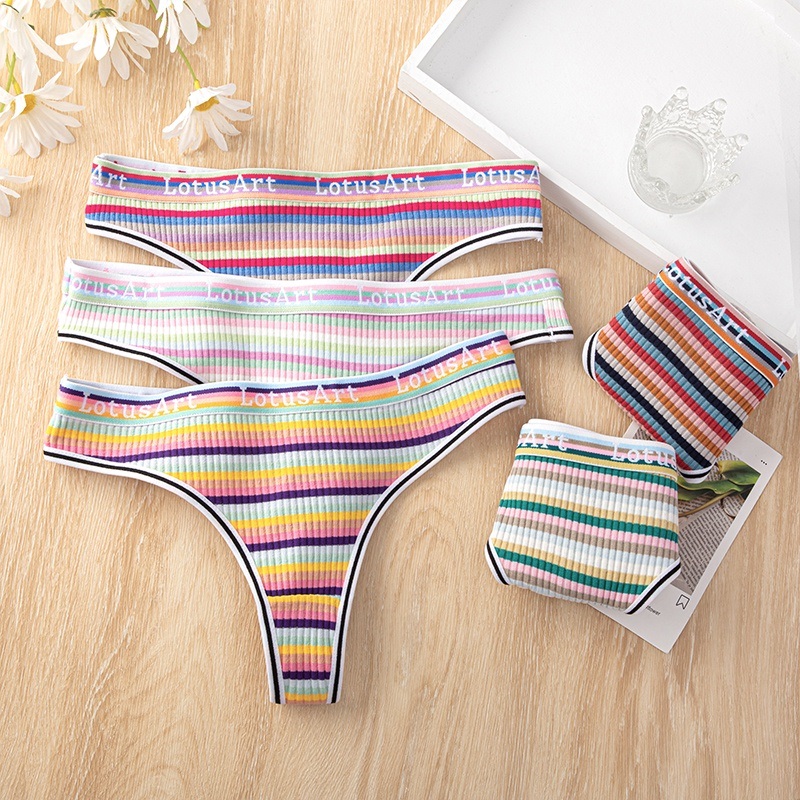 Tangas de Algodon set de 3 Bragas