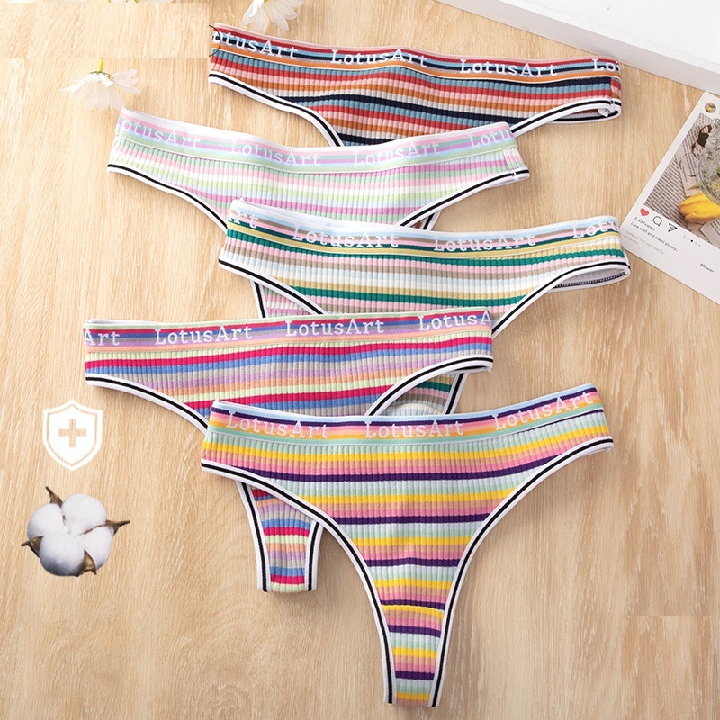 Tangas de Algodon set de 3 Bragas